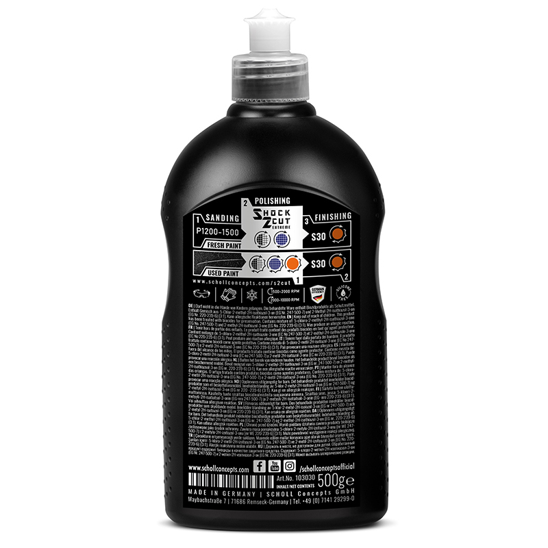 Shock Cut 2 Ekstra Agresif Çizik Giderici Pasta 500 g